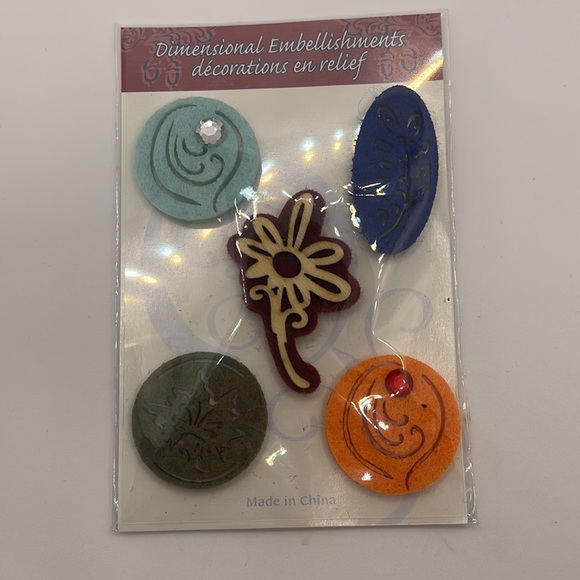 ⭐️ 10-4-10 Stickers - Floral Dimensional Embellishments - Picture 3 of 8